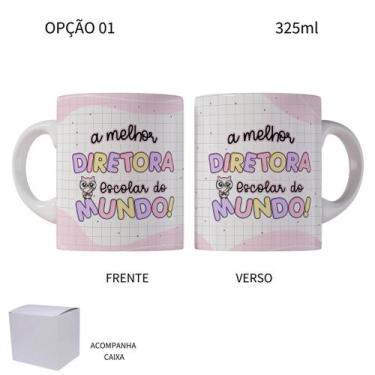Imagem de Caneca 325ml Dia Dos Professores Diretor Diretora Corujinhas - LARANJA