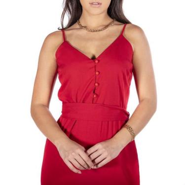 Imagem de Kit 2 Vestidos Longo De Camadas Com Decote Em Botões e Fita De Amarrar