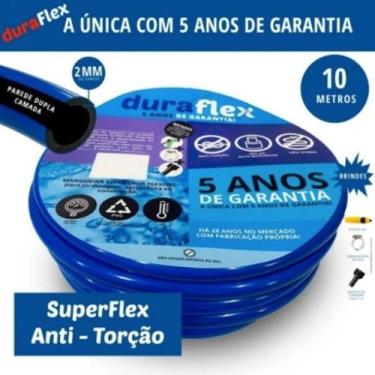 Imagem de Mangueira anti-torção Siliconada Azul 10 mts Duraflex