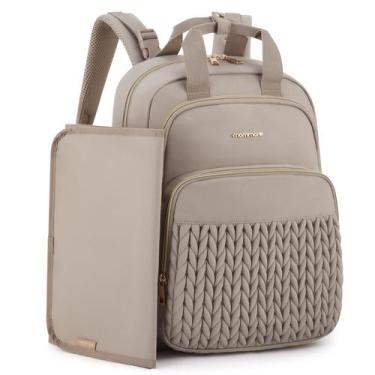 Imagem de Mochila para Fraldas Mommore Large - Acolchoada com Trocador