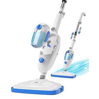 Imagem de Neugo Esfregona A Vapor para Limpeza de Pisos de Madeira, Limpador A Vapor de Piso Leve para Vinil, Laminado, Carpete, Pisos Duros de Azulejo com Modos de Vapor Ajustáveis e Altura, Cabo de 23 Pés, 2
