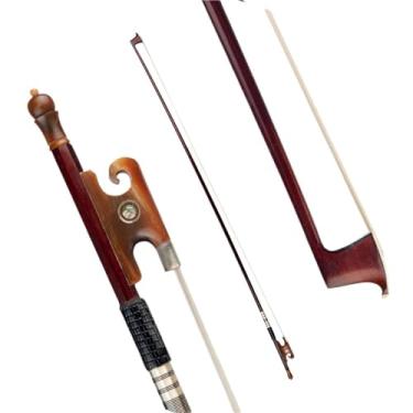 Imagem de Arco de violino de tamanho completo 4/4 jacarandá brasileiro bom equilíbrio acessórios para violino Arco violino prático
