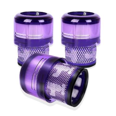 Imagem de COJINLDFEI 3 filtros para aspirador de pó Dyson SV19 Omni-Glide SV12 Omni-Glide SV21 Filtro de substituição para aspirador de pó acessório de limpeza doméstica, número de peça 965241-01