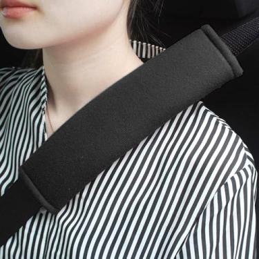 Imagem de GAMPRO Capa universal para cinto de segurança de carro - Capa de alça macia e respirável para adultos e crianças