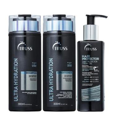 Imagem de Truss Ultra Hydration Kit Shampoo Condicionador e Hair Protector Leave