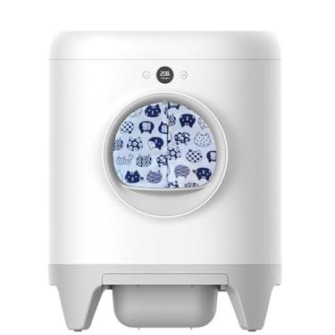 Imagem de Cortina para caixa de areia para gatos autolimpante, reduz o salto da areia do gato, impede os odores da caixa de areia autolimpante