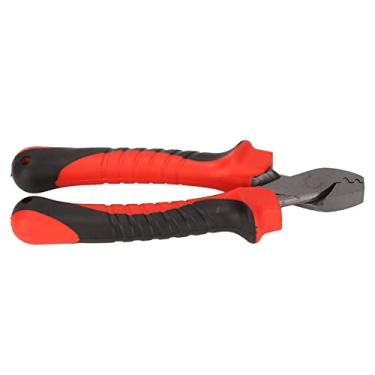 Imagem de QANYEGN Pesca Crimpagem Alicates, Crimp Wire Rope Swager, Corte rápido Punho De Borracha De Aço Carbono Pesca Fio Crimper Ferramentas De Pesca