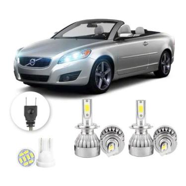 Imagem de Kit Lampadas Led Volvo C70 Todos H7 H7 20000lm - V10, Branco