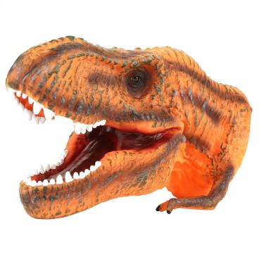 Imagem de Fantoches de mão enmmrla Dinosaur Rubber Tyrannosaurus Allosaurus