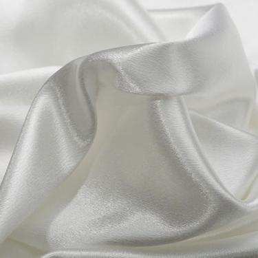 Imagem de AsrMyjcx Satén Fund Seda Fund Propriedade de Silagem, Acessórios Fotográficos de Textura de Seda para Arte de Unhas, Baatijas, Decoração de Partido, Branco