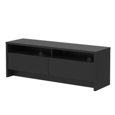 Imagem de Rack Aspen 135cm 3 Portas para TV até 50 Polegadas (Preto Fosco)