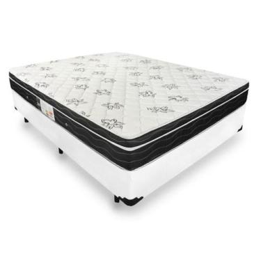 Imagem de Cama Box com Colchão de Molas Nanolastic Ortobom Physical Casal 138cm,