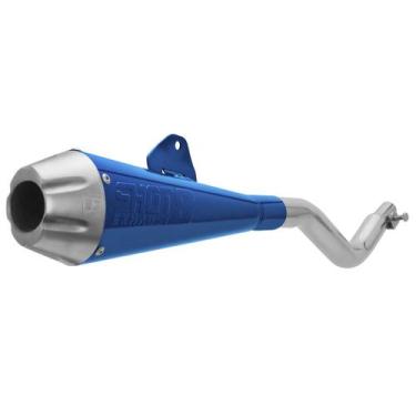 Imagem de Escapamento Shot 8 para NXR Bros 150 2009 a 2014 Pro Tork, AZUL, BROS 
