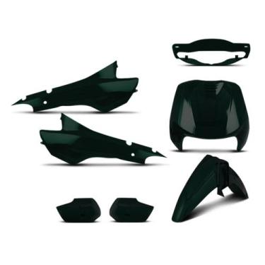 Imagem de Kit Peças Plásticas Biz 100 1998 À 2005 - PRO TORK, VERDE CASTELHANO 2