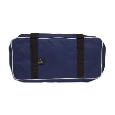 Imagem de Pasta Cordura Nylon Azul com Friso Branco 16 Compartimentos - P. Cheff