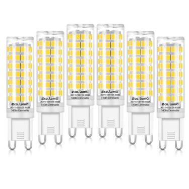 Imagem de Lâmpada LED Eco.Luma G9 6W 540lm 4000K regulável 110-130V, pacote com 