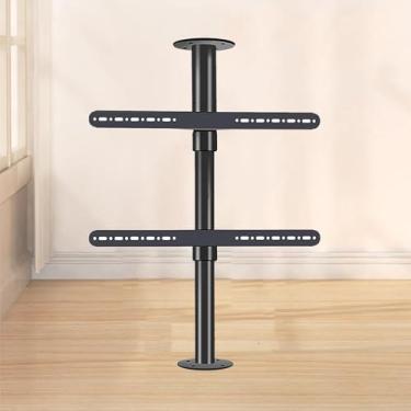 Imagem de Suporte De Montagem De Tv Ajustável Lcd Tv 360 Graus Estrutura Giratória Suporte De Chão Parede Divisória Rack Rotativo Armário De Tv Rotativo Base Rotativa Se Encaixa Em T, 170-205cm