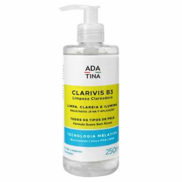 Imagem de Gel de Limpeza Clareador Concentrado Ada Tina Clarivis B3, 250ml