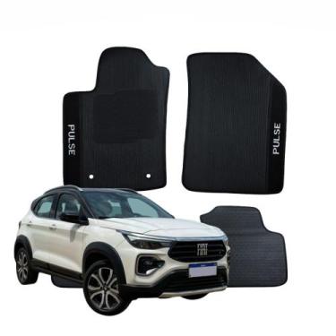 Imagem de Kit Completo 3 Peças Tapete Automotivos Específico Fiat Pulse 2022 a 2