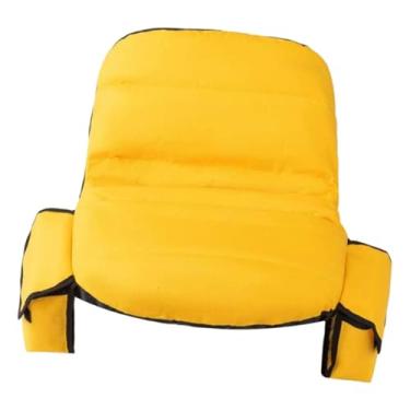 Imagem de Baoblaze Capa protetora para assento de cortador de grama, substituição de tiras elásticas antiderrapantes, acessório para almofada de trator de gramado para, Laranja