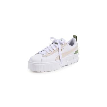 Imagem de PUMA Women's Mayze Gentle Sneakers, White-Dusty Green, 10 Medium US