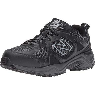 Imagem de New Balance Tênis de corrida masculino 481 V3 Trail, Preto/Ímã/Prata Metálica, 38