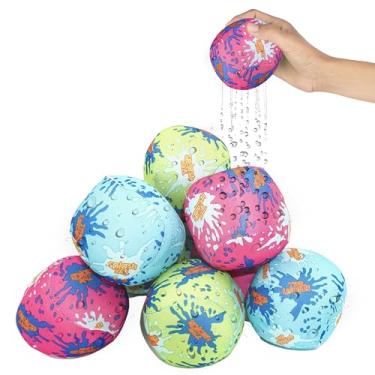 Imagem de 4E's Novelty Pacote com 24 - bolas de respingos de água de 7,6 cm - bola absorvente de água - Brinquedos infantis de piscina, atividades de jogos de luta na água ao ar livre, lembrancinhas de festa na