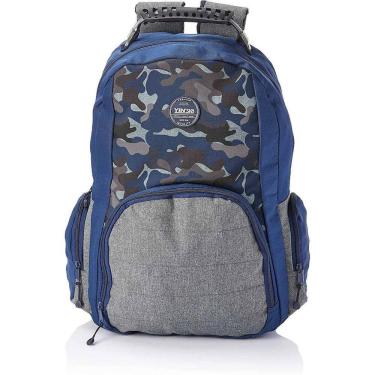 Imagem de Mochila Esportiva Poliester Azul Camuflada Yins