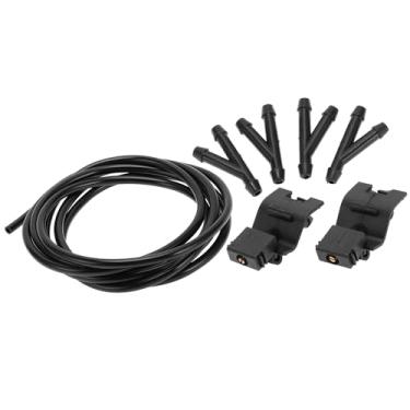 Imagem de Boxonly Conjunto de 1 bocal de lavagem de para-brisa – compatível com Toyota 4Runner 2009-2018, para Highlander 2007-2015, para RAV4 2012-2014, para Corolla 2006-2012–OE 85381-12300 jato de