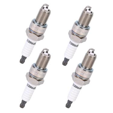 Imagem de Vela de ignição BPR6ES 4 pacotes para motores Honda 98079-56846 GX120 GX160 GX200 GX240 GX270 GX340 GX390 HRB216 HRB217 HRC216 HRS216 HRR216 HRT216 6 HRZ2 Motor de cortador de grama 16 HRX217 HR194