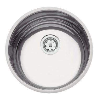 Imagem de Cuba de Embutir Tramontina Luna 35 BL Standard em Aço Inox Polido 35 c