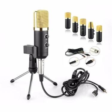 Imagem de Microfone de gravação de som com condensador USB LEORY Audio Dynamic -