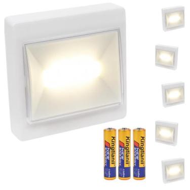 Imagem de Luminária LED Mini Portátil 3W À Pilha Com Toque Fácil Luz Suave Abaju