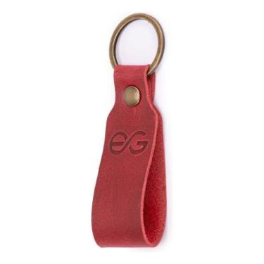 Imagem de Chaveiro Argola Italiana S/ Mosquete Couro 100% Legítimo - learsi, Bor