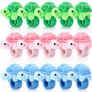 Imagem de Pulseras Tortuga de Peluche para Golpear Lenwen 15 Piezas para Niños