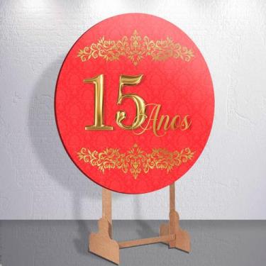 Imagem de Decoração Feminina festa com painel redondo capa Para Aniversarios tam