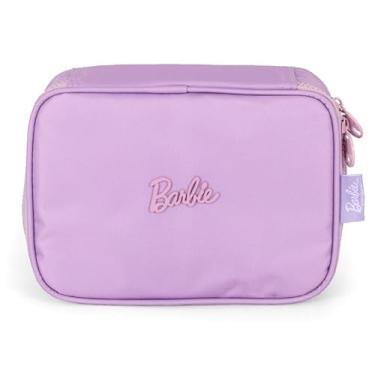 Imagem de Estojo Escolar Infantil 100 Pens Barbie by Luxcel Ref 47719 (LILÁS)
