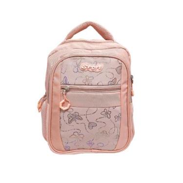 Imagem de Mini Mochila Feminina Dessenho de Borboleta - NoBrand, Rosa.