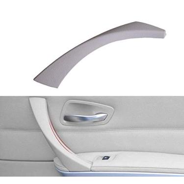 Imagem de Maçaneta do painel da porta interna para BMW Série 3, substituição da tampa do acabamento externo da puxador da porta para BMW E90 E91 323 325 328 330 335 (tampa externa esquerda)