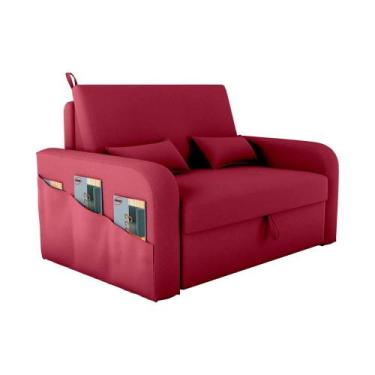 Imagem de Sofá Cama 2 lugares Compacto com Baú 140 Larg Lady Day Matrix, VELUDO 