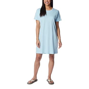 Imagem de Columbia Vestido feminino estampado parque, azul primavera, grande