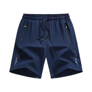 Imagem de Bermuda Esportiva Masculina De Secagem Rápida Para Corrida, Verão, Aca