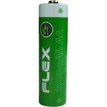 Imagem de Pilha Recarregável Aa 1.2V 2900Mah  C/4 Pilhas  Flex