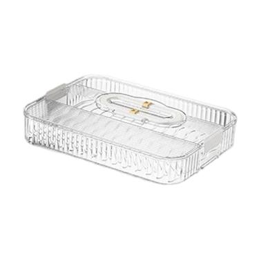Imagem de ＫＬＫＣＭＳ Organizador de Bolinhos, Recipiente Empilhável para Armazenamento de Alimentos, Organizador de Geladeira, Bandeja para Conservação de Alimentos, Ideal, Transparente