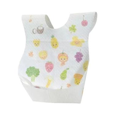 Imagem de Babador Descartável Para Bebês Impermeável Anti-Sujeira Sem Lavagem Po