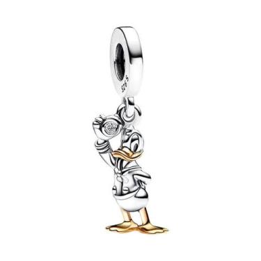 Imagem de Charms De Prata 925 Da Disney Mickey E Pato Donald Para Mulheres, Comp