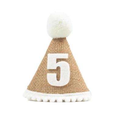 Imagem de Chapéu De Festa De Aniversário Para Bebê Menino Ou Menina, Faixa De Ca