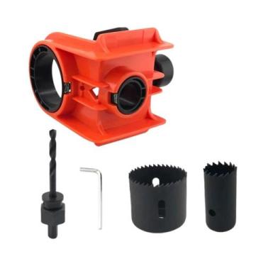 Imagem de Kit De Instalação Para Fechadura De Porta De Madeira Com Abridor, Braç