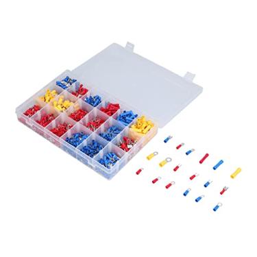 Imagem de aqxreight Kit de Terminais Elétricos Isolados de 1200 Peças Conectores de Fio Seguros para Uso Automotivo, Marítimo e Doméstico Conjunto de Terminais de Crimpagem de Desconexão Rápida para Reparos