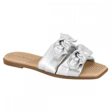 Imagem de Chinelo Moleca 5558.104.30835 Slide Metalizado Feminino-Feminino